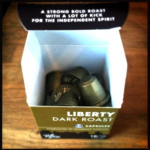 Liberty Lungo HiLine capsule box