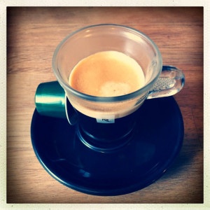 Capriccio Nespresso capsule and cup