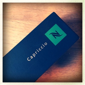 Capriccio Nespresso capsule box