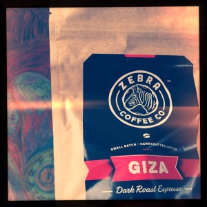 Giza Zebra Coffee capsule bag