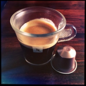 Rosabaya de Colombia Nespresso capsule and cup