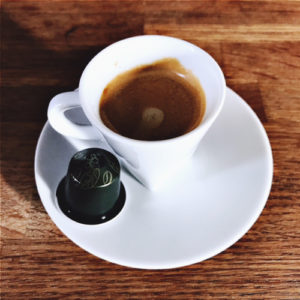 Nespresso's Suluja ti South Sudan capsule and coffee cup
