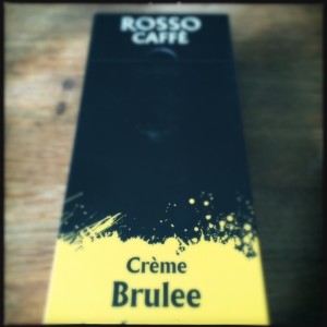 Crème Brulee Rosso Caffe capsule box