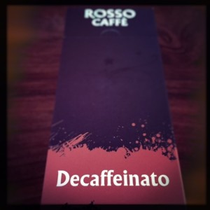 Decaffeinato Rosso Caffe capsule box