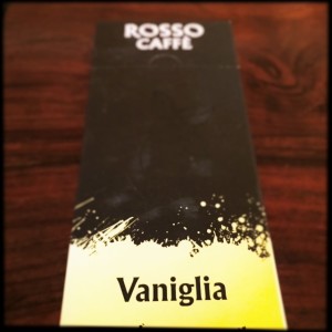 Vaniglia Rosso Caffe capsule box