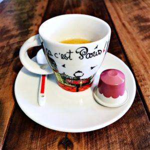 Variations Paris Praliné Nespresso capsule review and cup