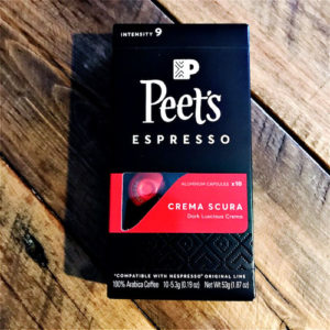 Peet's Crema Scura capsule box