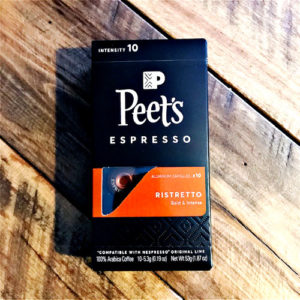 Peet's Ristretto capsule box